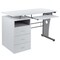 Emma and Oliver Desk with Three Drawer Single Pedestal and Pull-Out Keyboard Tray